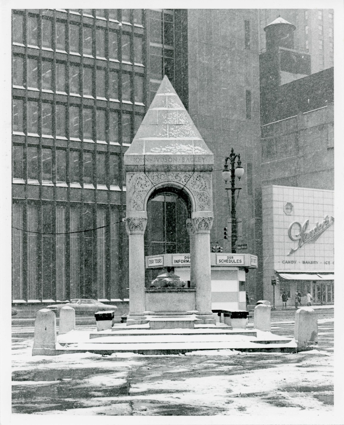Historic photo of Bagley Memorial Fountain