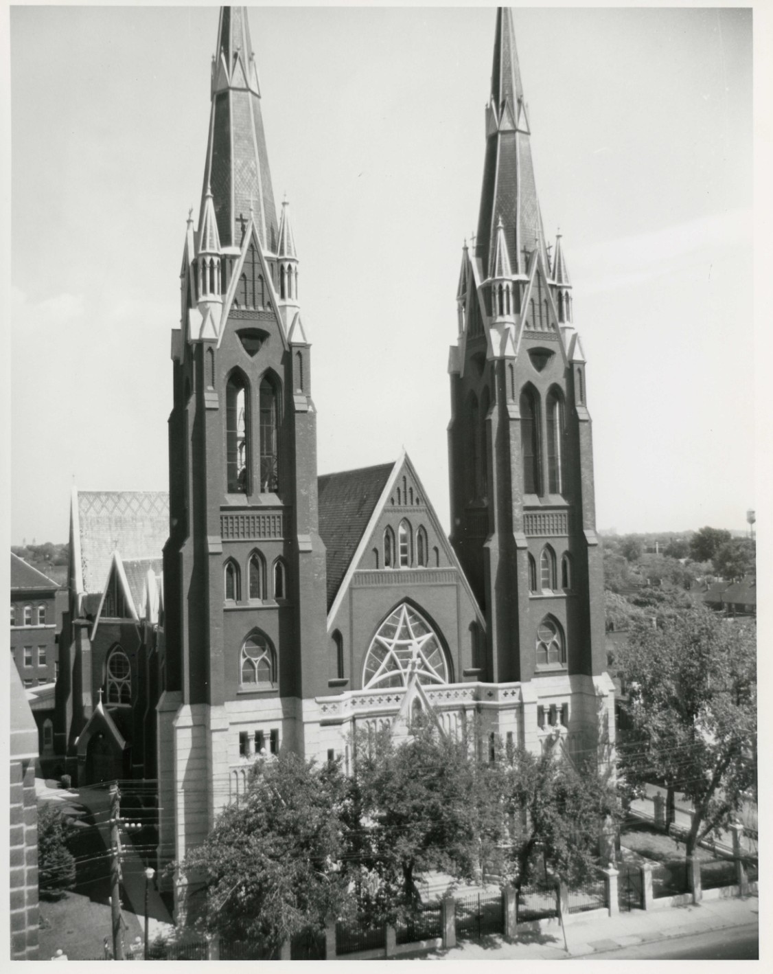 1. Sweetest Heart of Mary Roman Catholic Church
2. Detroit, Michigan
3. Kevin Murphy
4. 1975
5. Kevin Murphy
6. west and north facades
7. #1 93
JAN 31 1978 SEP 12 1977
Wayne Co
PROPERTY OF THE NATIONAL REGISTER
