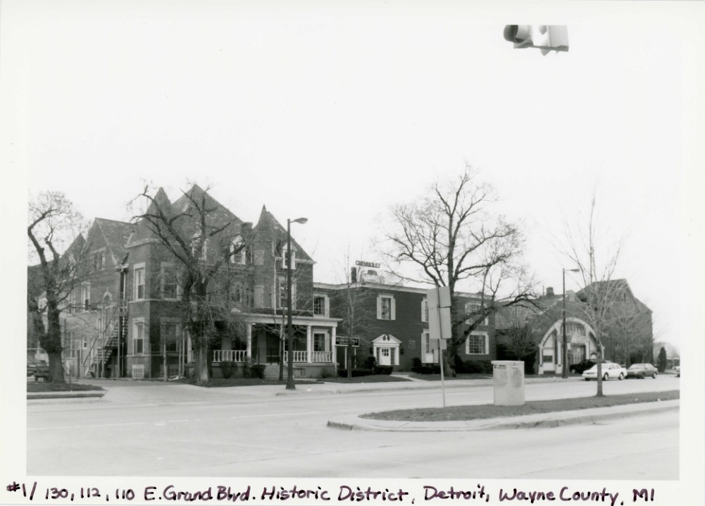 #1/130,112,110 E. Grand Blvd. Historic District, Detroit, Wayne County, MI