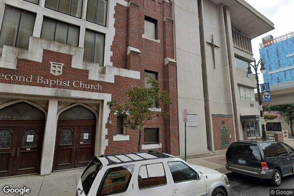 Street view of Second Baptist Church