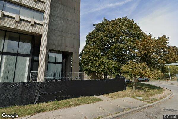 Street view of Detroit Bus Terminal