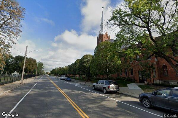 Street view of Saint Bonaventure Monastery