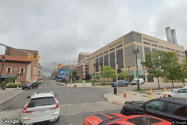 Street view of Music Hall Center for the Performing Arts